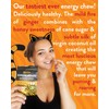 Caffeine Gummies 33mg per Ginger Chew | Fiery Plant-Based Vegan