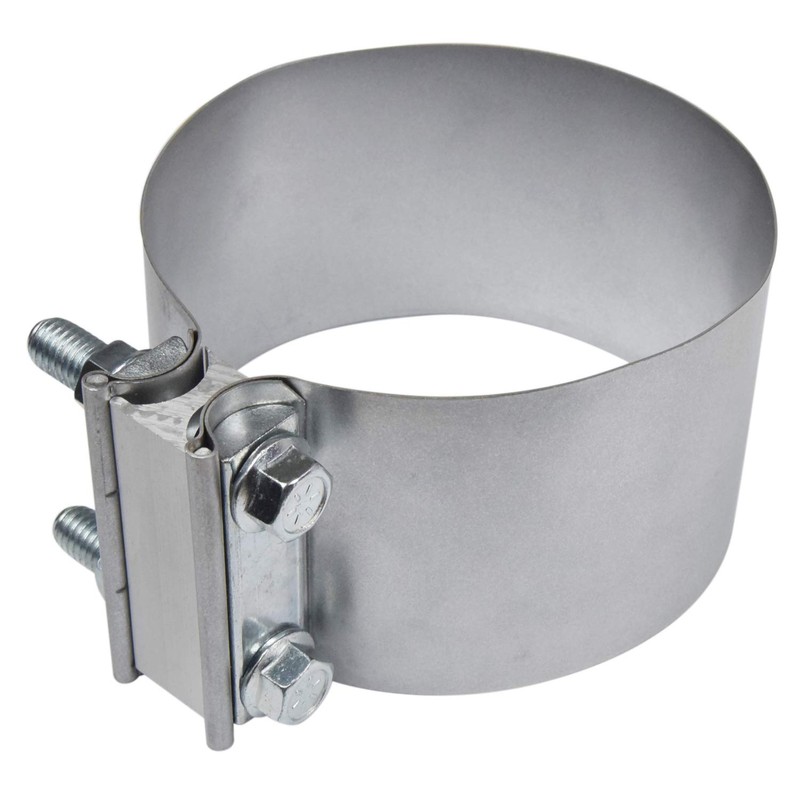 Roadformer 4" Butt Joint Exhaust Clamp - Aluminized Steel for