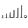 230 unids Tornillos y Tuercas Set M3 Metric Acero Inoxidable