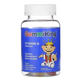 Gummi King Children's Vitamin D 60 gomitas veganas importadas de EE. UU.