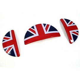 ATEX Red/Dark Blue/White Union Jack Interior Door Handle Cover Sticker for Cooper MK1 R50/R52/R53 2001~2006