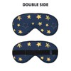 Sleep Eye Mask Doodle Yellow Stars Sleep Mask for Women