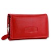 Women's purse from genuine leather Red
