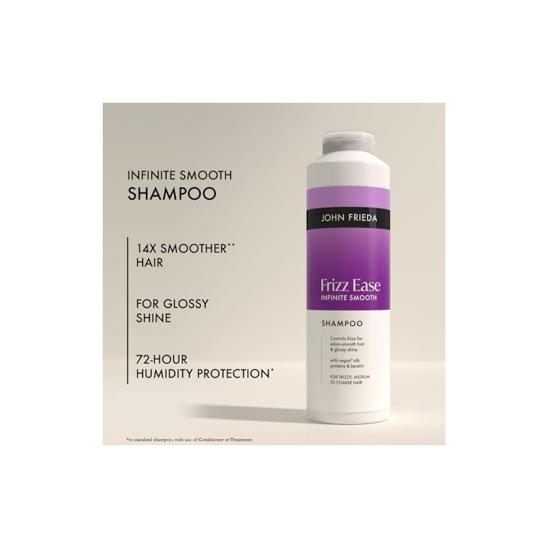 John Frieda Frizz Ease Infinite Smooth Shampoo 500ml. Shampoo for