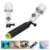 Plastic Diving Waterproof Shell Underwater Case Floating Rod Selfie Stick