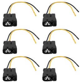 Be In Your Mind 6PCS Ignition Coil Pack Harness Pigtails Compatible With Toyota 1JZGTE 2JZGTE VVT-i Engines Terminated Connectors 919-02205