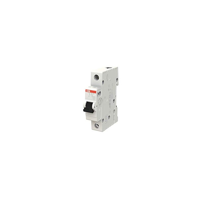 ABB SH201-C6 Miniature Circuit Breaker, 1 Pole, 6 Amp (ABB2CDS211001R0064)