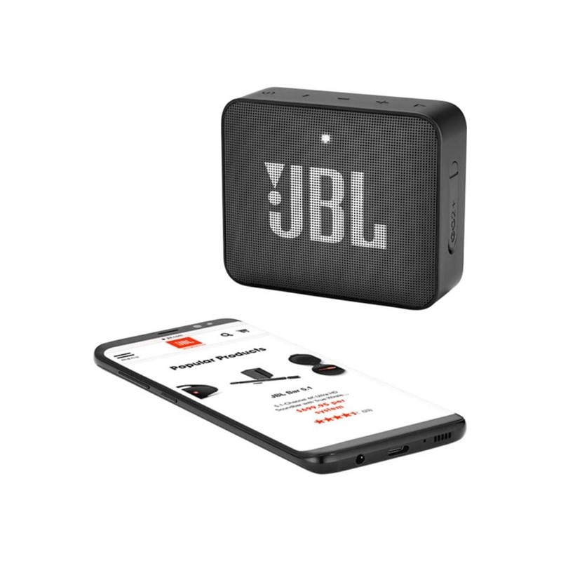 JBL Go2+ Portable Bluetooth Multimedia Speaker - Black - JBLGO2PLUSBLK