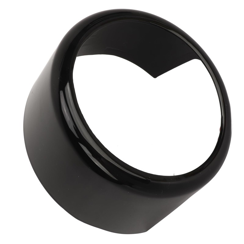 Front Grill Emblem Ring Glossy Black Exterior Badge Decoration Cover