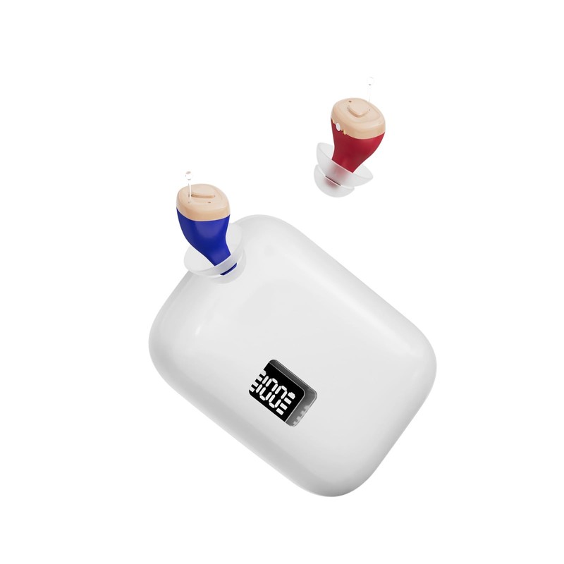 Invisible Digital Hearing Amplifier with Noise Reduction – 110H Charging