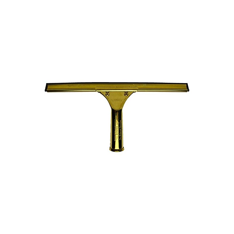 Ettore 10012 Solid Brass Squeegee, 12-Inch , Gold