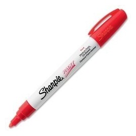 Sanford Brands Paint Sharpie, Oil Base, Medium Point, Red (SAN35550) by Sanford Brands NIS Dummy Code