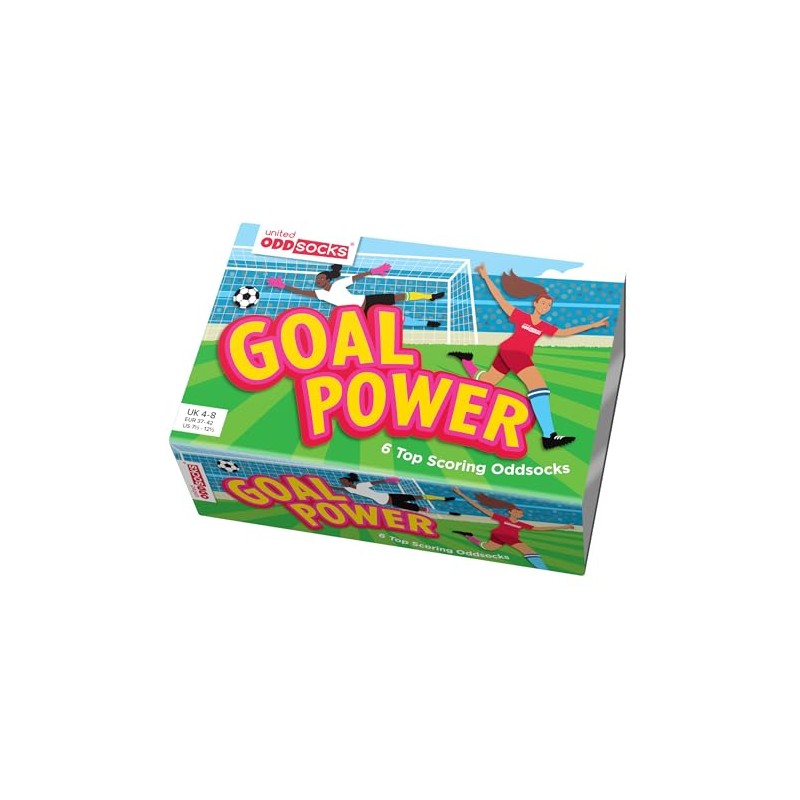 United Oddsocks Goal Power Socks with 6 Top Scoring Socks