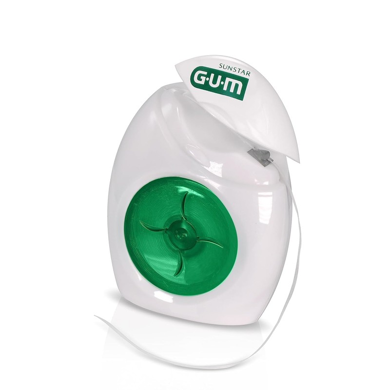 GUM Pro-Weave Woven Dental Floss, Shred Resistant Waxed Floss, Mint
