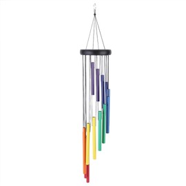 Colorful Tube Wind Chimes Window Hanging Decor Home Outdoor Garden Yard Decor Ornament