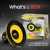 Pyle 6.5 Inch Mid Bass Woofer Sound Speaker System -