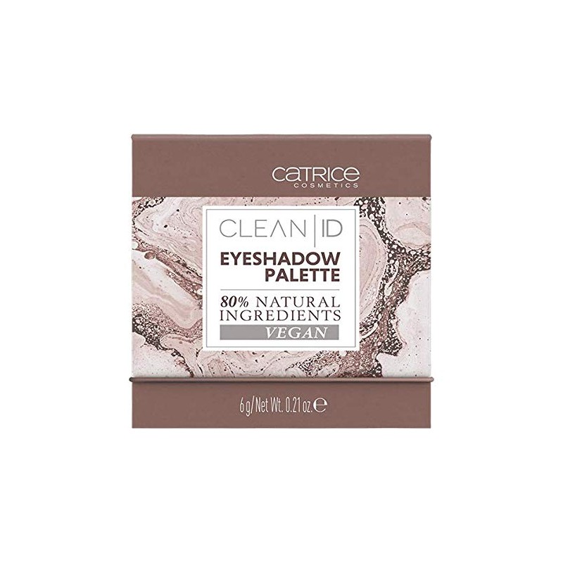 Catrice Clean ID Eyeshadow Palette, No. 010 Clean Transparency, Multicoloured,