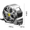16ft Tape Measure, Stainless Steel Retractable Tape Measure, Waterproof &