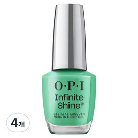 OPI Infinite Shine Gel Like Nail Polish, ISL 205 BIG APPLE GREEN, 4 pieces, 15ml / 오피아이 인피니트샤인 젤라이크 매니큐어, ISL 205 BIG APPLE GREEN, 4개, 15ml
