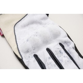 RossoStyleLab(ロッソスタイルラボ) バイク用 グローブ 春夏モデル プロテクションメッシュグローブ ブラック/ヴィンテージレッド Lサイズ レディース RSG365