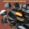 Unbranded Car Ceiling Cargo Net 35.4"x 25.5" Adjustable X-Bracing Straps