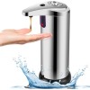 Unbranded Touch-Free Rechargeable Soap Pump Dispenser Auto Handfree Sensor Stainless