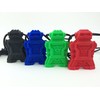 ChuBuddy Chewy Robotz Pendant Pack of 4- Green, Blue, Red,