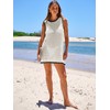 ANRABESS Womens Swimsuit Cover Up Sleeveless Knit 2025 Summer Outfits