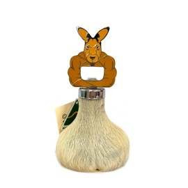 I Love Aus Kangaroo Scrotum Bottle Opener