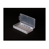 Leeda 6 Compartment Tackle Box Clear,
