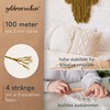 goldmariechen® Premium Macrame Yarn (Olive) | 3 mm x 100