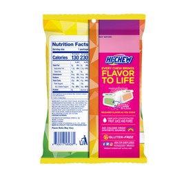 HI-CHEW Green Apple & Mango Mix, Pack of 8 Bags, 1.94oz each - Green Apple & Mango, Unique Fun Soft & Chewy Candy - Immensely Juicy Fruity Candy Flavors - Individually Wrapped for Sharing
