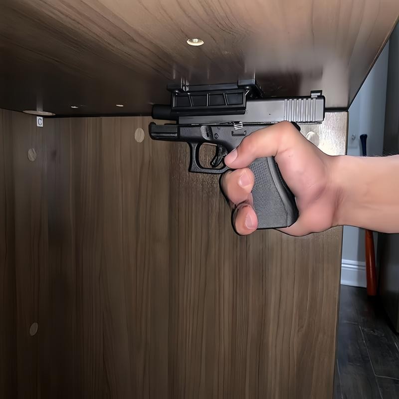 Quick Pull out Magnetic Bracket, Leather Shell Rack, Hidden Magnet,