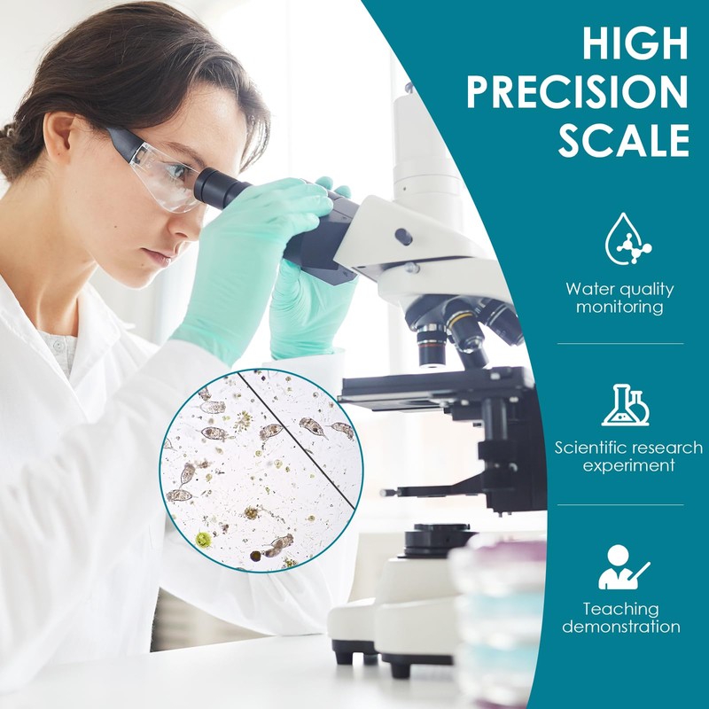 Sedgwick-Rafter Plankton Counting Chamber, Microscope Slide for Phytoplankton/Zooplankton Analysis, Laboratory