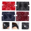 FOMIYES 4pcs Hair Scarf Headbands with Buttons for Mask Comfortable