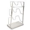 Wall Mounted Pot Lid Rack 304 Stainless Steel Punch Free