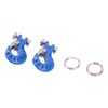 2Pcs RC Trailer Hook Aluminum Alloy Sturdy RC Climbing Car
