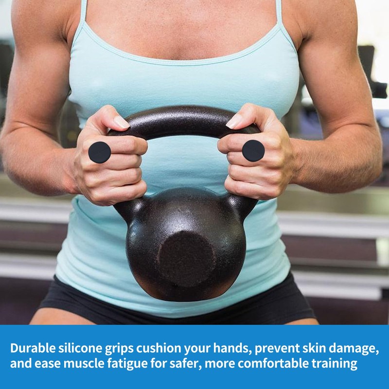 1 Pair Non-Slip Gym Grips, Fitness Grip Pads, Weight Training,
