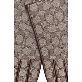 Coach SIGNATURE C LEATHER TECH GLOVE