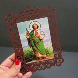 San Judas Tadeo Cuadro Decor - Color: San Judas Oscuro