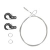 2pcs RC Metal Trailer Hook Aluminum Alloy Steel Rope Lightweight
