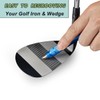 MAZEL Golf Club Groove Sharpener Tool for Golf Iron,Wedge,Driver -