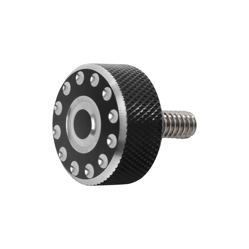 C.C. RIDER Billet Aluminum Seat Bolt Screw 1/4"-20 Thread Compatible
