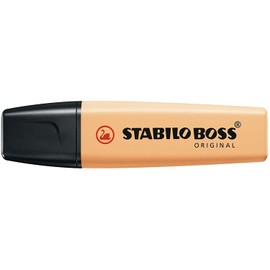 STABILO Boss Original Highlighters Pastel Sorbet Apricot Pack of 3aa