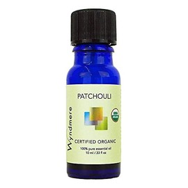Wyndmere Patchouli Essential Oil - Certified Organic - 100% Pure Therapeutic Quality - 10ml - Made in USA