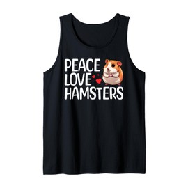 Cute Hamster Design For Men Women Kids Dwarf Hamster Lovers Tank Top