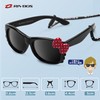 RIVBOS RBK002 Kids Sunglasses for Kids, Polarized Lenses, Rubber Frame,