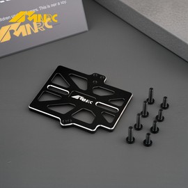 NMNRC Alum Electronic Speed Controller ESC Mount for 1/16 Mini Maxx Minimaxx 4WD RTR RC Car Upgrades Part Black
