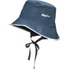 Playshoes Unisex Rain Hat Southwester Rain Hat, marine fleece lining