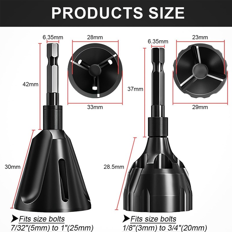3-25 mm External Deburring Chamfer Tool, Hex Shank Deburring Tool